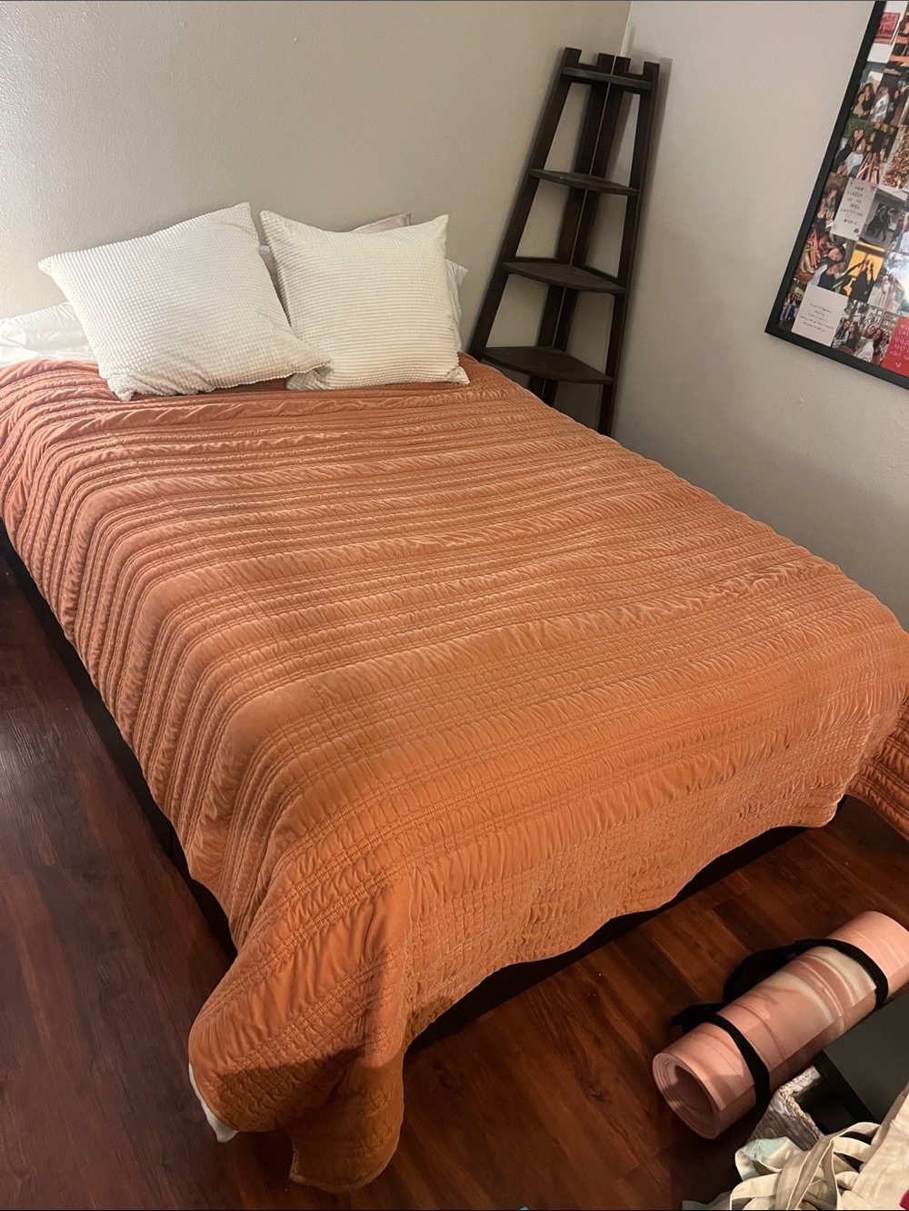 Target Rust Orange Quilted Bedspread